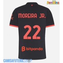 Camisa de time de futebol AC Milan Diego Moreira #22 Replicas 3º Equipamento Feminina 2026-27 Manga Curta